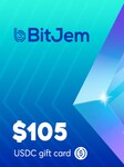 BitJem Crypto Gift Card USDC 105 USD - BitJem Clé BitJem Key GLOBAL