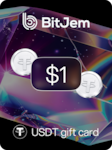 BitJem Crypto Gift Card USDT 1 USD - BitJem Key BitJem Key GLOBAL
