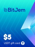 BitJem Crypto Gift Card USDT 5 USD - BitJem Sleutel BitJem Key GLOBAL
