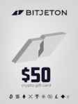 BitJeton Crypto Gift Card 50 USD BitJeton Key GLOBAL