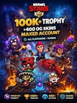 Brawl Stars Account | +100k TROPHY +400 OG SKINS MAXED (All Platforms) - Supercell Account - GLOBAL Supercell Account GLOBAL