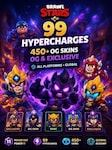 Brawl Stars Account | 99 HYPERCHARGE +450 SKIN OG EXCLUSIVE (All Platforms) - Supercell Account - GLOBAL Supercell Account GLOBAL