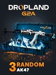 Counter Strike 2 RANDOM 3 CASE AK-47 SKIN PC BY DROPLAND.NET Clé GLOBAL