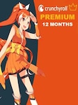 Crunchyroll Premium Fan 12 miesięcy Crunchyroll Klucz GLOBALNY