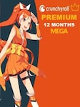 Crunchyroll Premium Mega Fan 12 mois Crunchyroll Clé GLOBAL