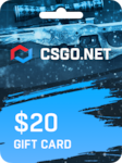 CSGO.net Gift Card 20 USD CSGO.net Chiave GLOBALE