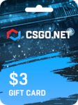 CSGO.net Gift Card 3 USD CSGO.net Chiave GLOBALE