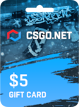CSGO.net Gift Card 5 USD CSGO.net Chiave GLOBALE