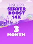 Discord Server Boost 14x 3 Months Discord Boost Key GLOBAL