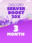 Discord Server Boost 20x 3 Months Discord Boost Key GLOBAL