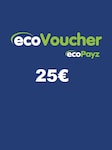 ecoPayz ecoVoucher Gift Card 25 EUR ecoVoucher Klucz EUROPA