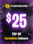 Farmskins Wallet Card 25 USD FARMSKINS.COM Key GLOBAL