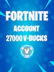 Fortnite Account - 27000 V-Bucks Fortnite Account Konto GLOBAL