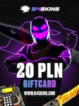 G4SKINS.com Gift Card 20 PLN Key GLOBAL
