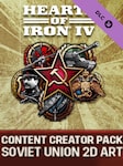 Hearts of Iron IV: Content Creator Pack - Soviet Union 2D Art PC Steam Key GLOBAL