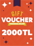 Kabasakal Gift Voucher 2000 TRY - Kabasakal Sleutel - GLOBAL Kabasakal Key GLOBAL