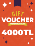 Kabasakal Gift Voucher 4000 TRY Kabasakal Chiave GLOBALE