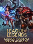 League of Legends Account Oceania Server Level 30 - Unranked + 40000 Blue Essence PC League of Legends Account Account GLOBALE