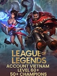 League of Legends Account Vietnam Server Level 60+ 50+ Champions PC League of Legends Account Account GLOBAL