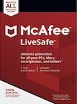 McAfee Livesafe Korlátlan eszköz 1 év Kulcs GLOBÁLIS Key GLOBAL