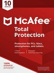 McAfee Total Protection Multidevice 10 dispozitive 1 an Cheie GLOBAL McAfee Key GLOBAL