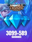 Mobile Legends: Bang Bang 3099 + 589 Diamonds GLOBAL