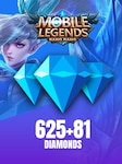Mobile Legends: Bang Bang 625 + 81 Diamonds GLOBAL