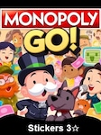 Monopoly Go Stickers - Any 3-Star Stickers MMOPIXEL Spieler Handel GLOBAL
