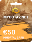 MYDOTA2.net Gift Card 50 EUR MYDOTA2.net Klucz GLOBALNY