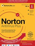Norton AntiVirus Plus PC, Mac 1 Gerät 1 Jahr - NortonLifeLock Schlüssel - EUROPA NortonLifeLock Key EUROPE