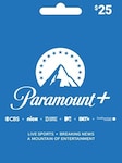 Paramount Plus Gift Card 25 USD Paramount + Key UNITED STATES