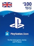 PlayStation Network Gift Card 100 GBP PSN Schlüssel VEREINIGTES KÖNIGREICH