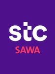 Sawa Recharge Card 100 SAR SAWA STC Key SAUDI ARABIA