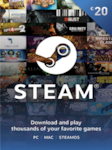 Steam Gift Card 20 EUR Steam Chiave EUROPA