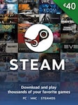 Steam Gift Card 40 EUR Steam Clé EUROPE
