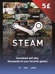 Steam Gift Card 5 GBP Steam Key UNITED KINGDOM