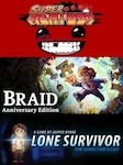 Super Meat Boy + Lone Survivor + Braid PC Steam Schlüssel GLOBAL
