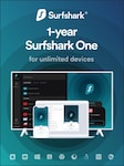 Surfshark One (Antivirus + VPN Bundle) 12 Monate Surfshark Konto GLOBAL