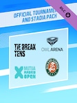 Tennis World Tour 2: Official Tournaments and Stadia Pack PC Steam Clé GLOBAL