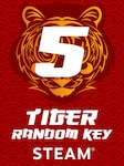 Tiger Random 5 Keys - Steam Cheie - GLOBAL Steam Key GLOBAL