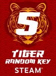 Tiger Random 5 Keys - Steam Clave - GLOBAL Steam Key GLOBAL