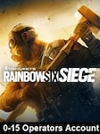 Tom Clancy's Rainbow Six Siege Account with 0-15 Operators (PC) - Ubisoft Connect Cont - GLOBAL Ubisoft Connect Account GLOBAL