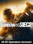 Tom Clancy's Rainbow Six Siege Account with 25-35 Operators PC Ubisoft Connect Account GLOBAL