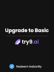 Try9 AI Upgrade to Basic 1 año try9.ai Clave GLOBAL