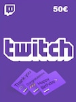 Twitch Gift Card 50 EUR twitch Key BELGIUM