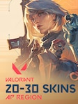 Valorant Account 20-30 Skins PC AP Region Valorant Account Konto GLOBALNY