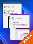 Visio 2024 Pro LTSC + Office 2024 LTSC Pro Plus Bundle - PC Microsoft Key GLOBAL