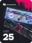 WhiteMarket Top Up Card 25 USD WhiteMarket Key GLOBAL