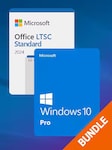 Windows 10 Pro & Office 2024 LTSC Standard Bundle - PC Microsoft Clé GLOBAL