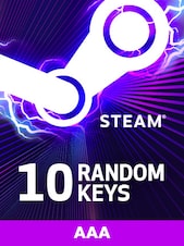 AAA Random 10 Keys PC Steam Key GLOBAL